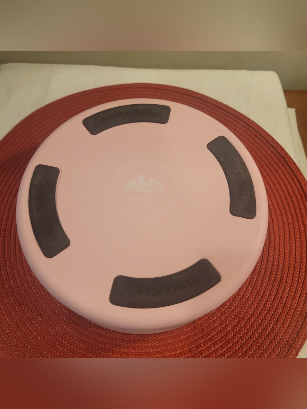🦮EUC~ HYDRAPEAK Pink Insulated Stainless Steel Dog Bowl (64 oz) - Picture 4 of 4